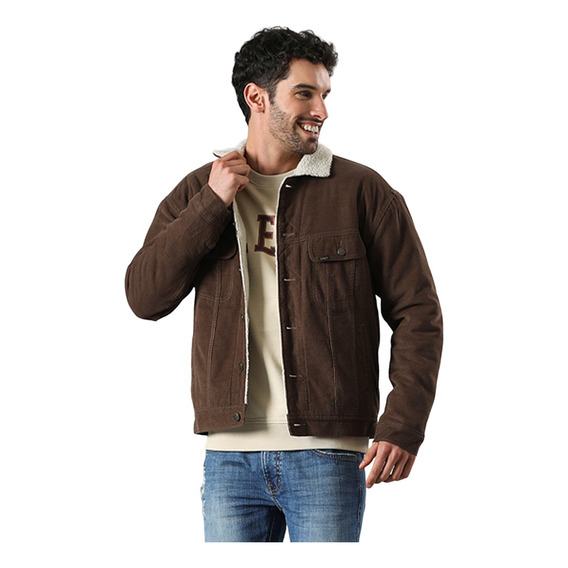 Chaqueta Hombre Relaxed Corduroy Jacket Brown