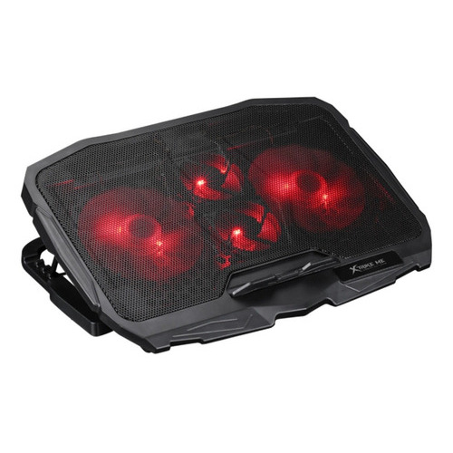 Bandeja Cooler Xtrike Me Gamer Fn 802 Iluminado I Css ® Color Negro Color del LED Rojo