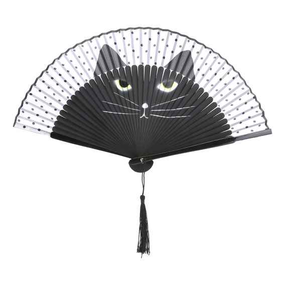 Ventilador Plegable Con Forma De Gato, Diseño Japonés, Diseñ