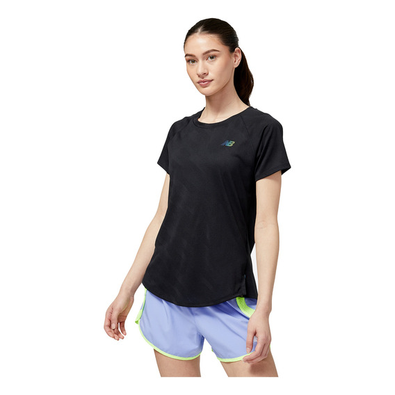 Remera New Balance De Dama - Wt23281bk