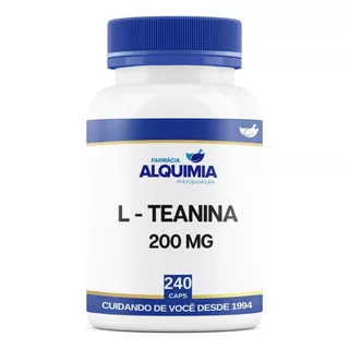 L-teanina 200 Mg 240 Cápsulas - Relaxamento