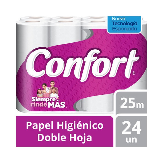 Papel Higiénico Confort 24un 25m