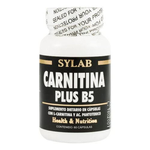 Carnitina Plus B5 60 Cápsulas Sabor Sin Sabor