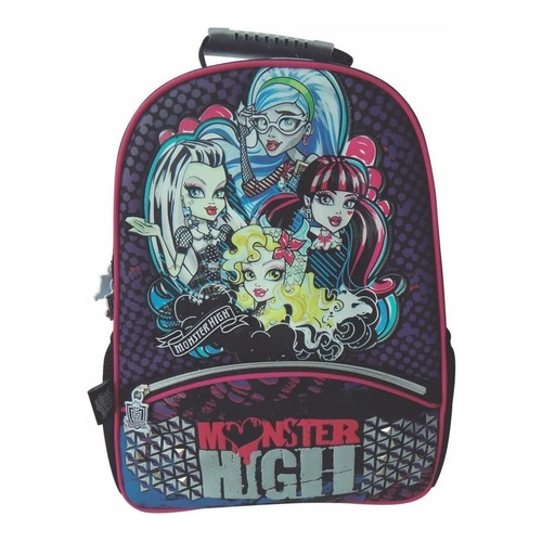 Mochila Espalda Monster High 16 PuLG Orig Dm400 Color Negro