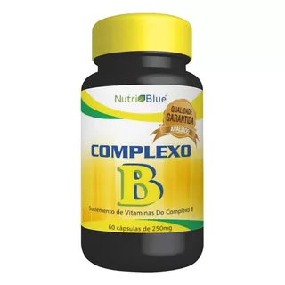 Combo 4 Complexo B Nutriblue - Cada Frasco 2 Meses De Uso