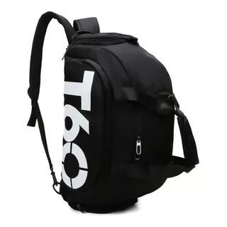 Bolsa Academia Fitness Esporte Viagem Impermeável Mochila Cor Preto