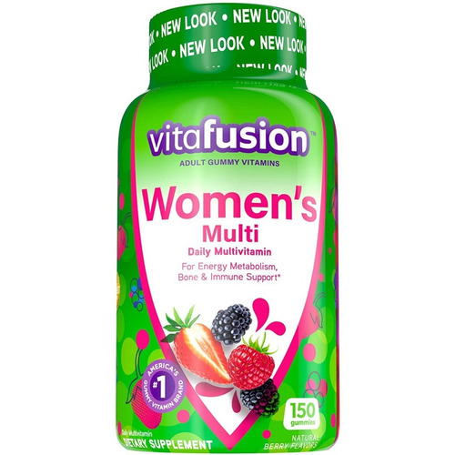 Multivitaminico 150 Gomitas Mujer Biotina B12 Vitamina C 