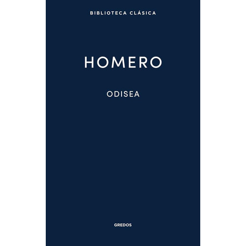 Libro Odisea Homero Gredos