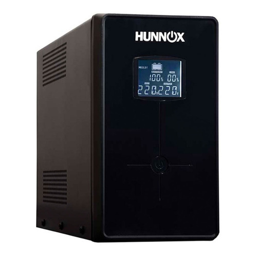 Ups Estabilizador Hunnox 850va 480w Usb Display - Color Negro