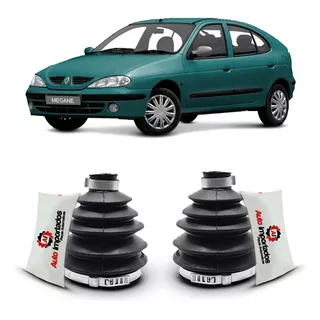 Par Kit Coifa Homocinética Roda Renault Megane 1998 A 2003