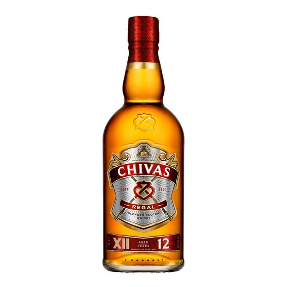 Botella Whisky Blended Scotch Chivas Regal 12 Años 750 Ml