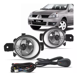 Kit Farol De Milha Clio 03 04 05 06 2007 2008 2009 2010 2011