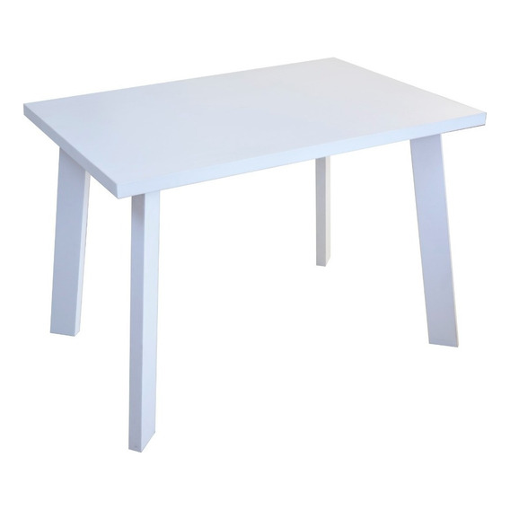 Mesa Comedor Lugo 4p Tapa Blanco