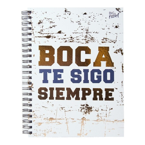 Cuaderno A4 T/dura Espiral X 120 Hjs Ppr - Rayado Boca