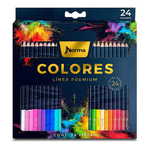 Colores Norma Premium X 24 Uds