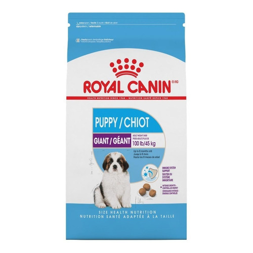 Alimento Royal Canin Size Health Nutrition Giant Puppy para perro cachorro de raza gigante sabor mix en bolsa de 15kg