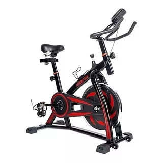 Bicicleta Estática Merax Mz 300 Series Para Spinning Color Negro Y Rojo