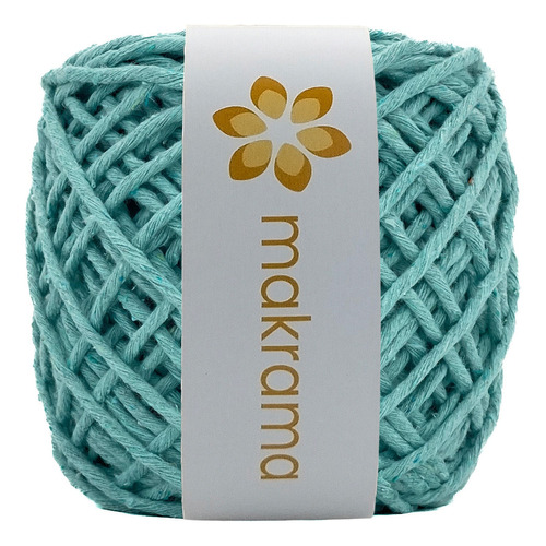 Makrama Cordón Macramé 3mm Hilaza Algodón 100m Colres Varios Color Verde Aqua Claro