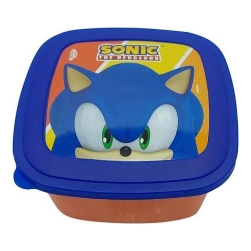 Recipiente Caja Sandwichera Infantil Sonic