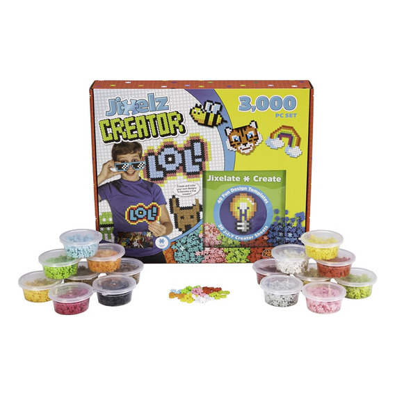 Jixezl Puzzle De Pixeles 3000 Pc Set, Creator Fatbrain Toys