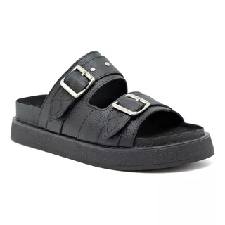 Sandalias De Mujer Cuero Vacuno Tipo Birken Moda Muy Cómodas