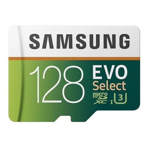 Tarjeta de memoria Samsung MB-ME128GA/AM  Evo Select con adaptador SD 128GB