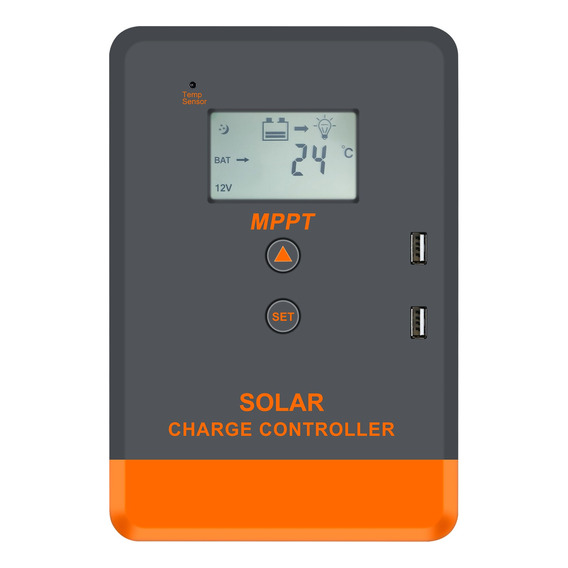 Powmr 100% Mppt 40a Controlador De Carga Solar 12/24v 100voc
