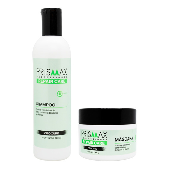 Prismax Repair Care Shampoo + Máscara Pelo Dañado Chico 6c