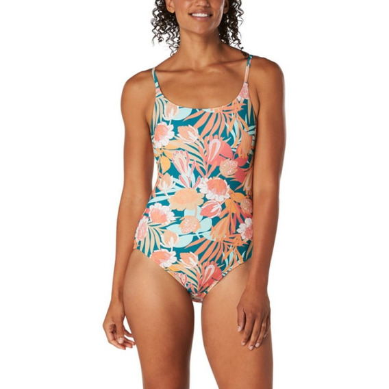 Traje De Baño Natación Speedo Cross Back One Piece Multicolo