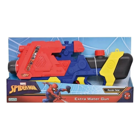 Extra Water Gun Spiderman Pistola Agua Ditoys 2062