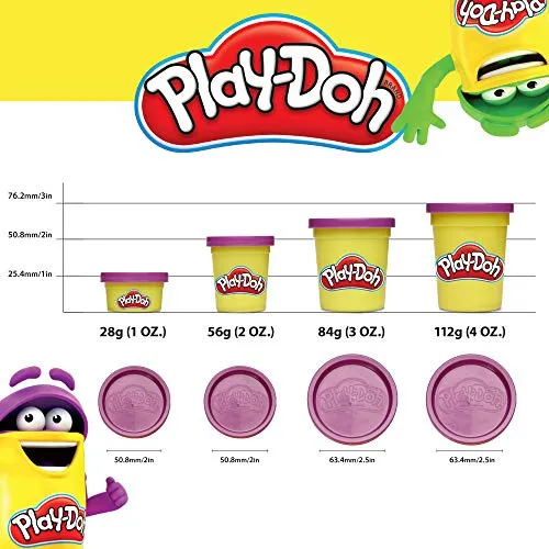 Paquete De 10 Plastilinas De Modelado Play doh No Toxico