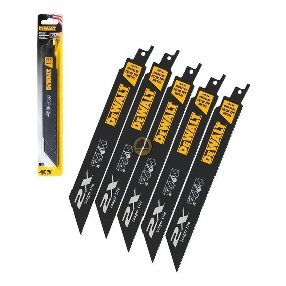 Set 5 Hojas De Sierra Sable Dewalt Dwa4188