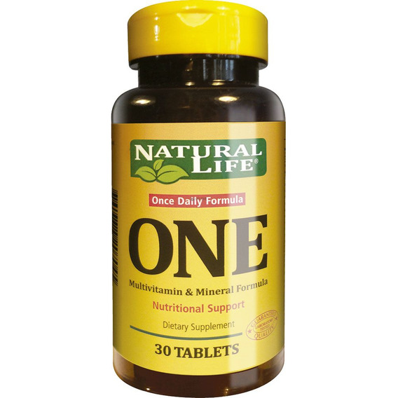 Natural Life One Multivitaminas Minerales 30 Comp Original