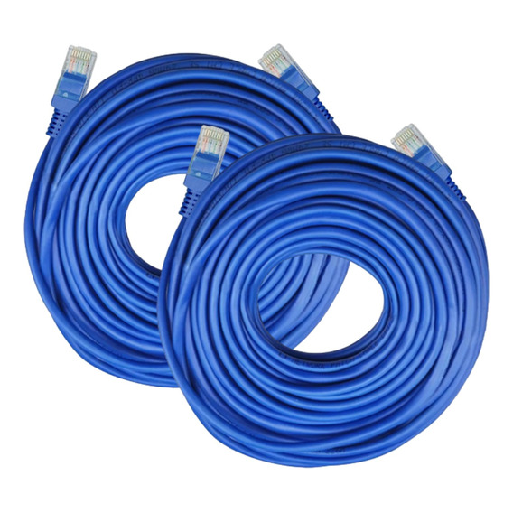 Cable Ethernet Lan Red Cat5 Utp Rj45 30 Metros 2 Piezas