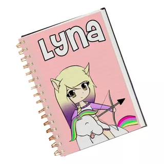 Cuaderno Lyna Youtuber, Cuadriculado 21x15 Cm 100 Hojas