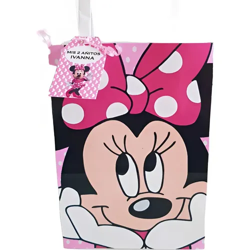 bolsas golosineras bolsitas personalizadas de minnie