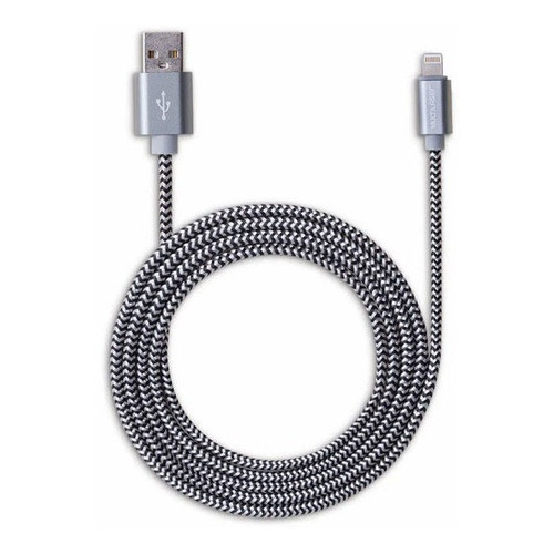 Cable Usb iPhone 1.5m Multilaser Color Plateado