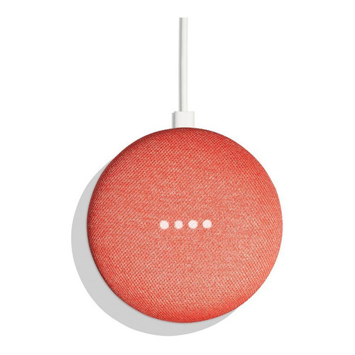 Google Home Mini con asistente virtual Google Assistant color coral 110V/220V