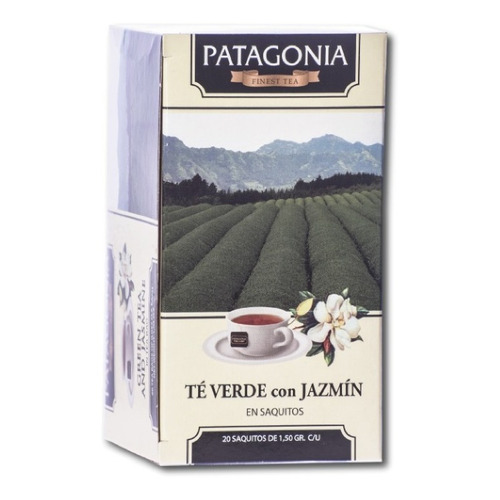 Te Patagonia Premium X 20 Saq. Jazmin Y Té Verde