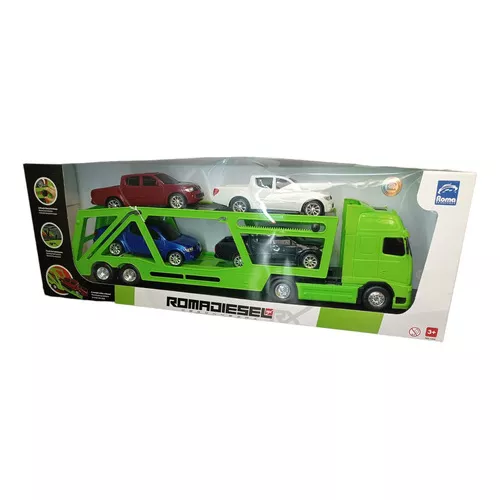 Carreta Brinquedo Cegonha Gigante Fh12 Roma 80cm Escala 1/29 - SHOPBR -  Caminhões, Motos e Ônibus de Brinquedo - Magazine Luiza