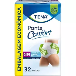 Roupa Íntima Tena Pants Confort G/eg 32 Unidades Embalagem E