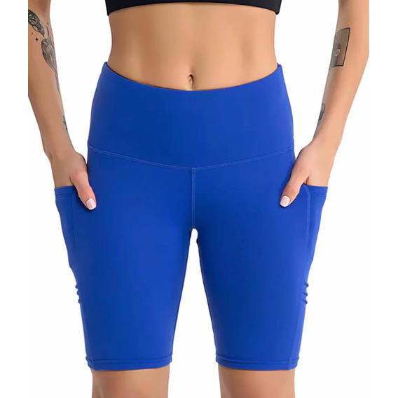 Short Deportivo Gym Correr Licra Súper Calidad Bolsa Cel Xsh