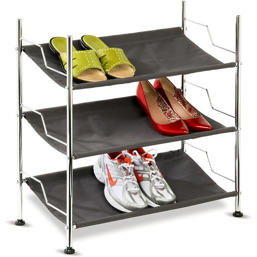 Honey-can-do Sho-01818 shoe Rack, Lona, 3 pisos