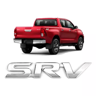 Emblema Caçamba Letreiro Srv Hilux 2005 A 2020 2021 2022