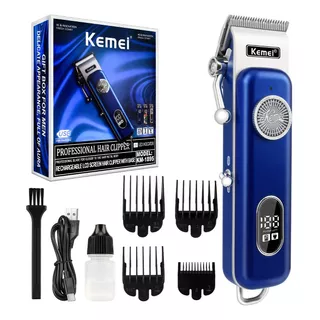 Maquina De Cortar Pelo Kemei Km-1895 Barber Inalambrico Pro