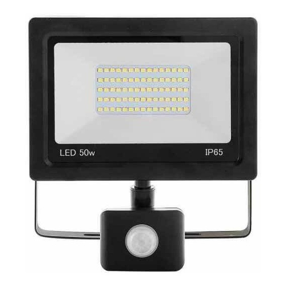 Foco Reflector Led 30w C/sensor Luz Fría - 1 Año De Garantía