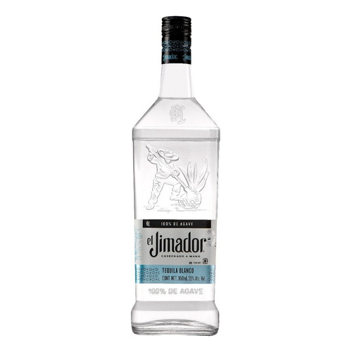 Tequila El Jimador Blanco cosechado a mano 35% De Alcohol 950ml