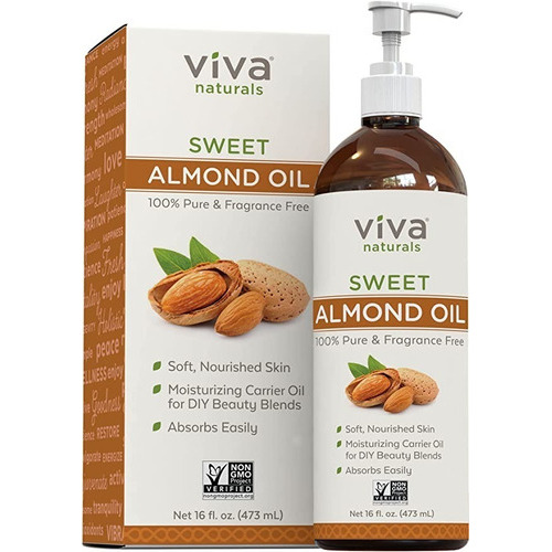 Aceite Esencial Almendra Libre Hexano 473 Ml Viva Naturals