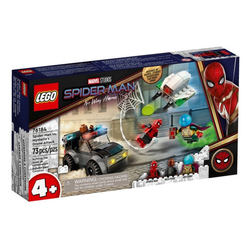 Lego Spider-man Vs. Ataque Del Dron De Mysterio Cantidad De Piezas 73