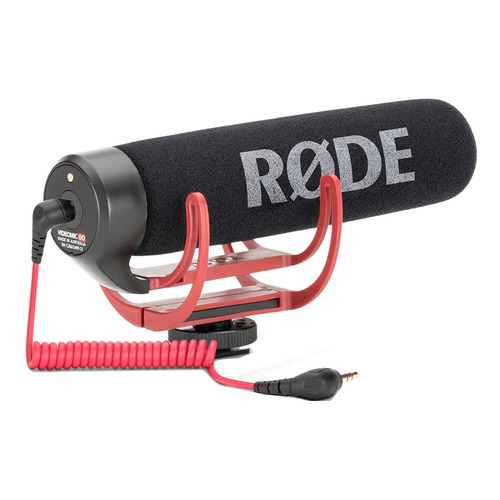 Microfone Rode VideoMic Go Condensador Supercardióide cor preto